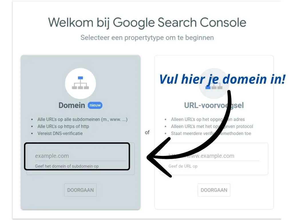 domein-invullen-google-search-console