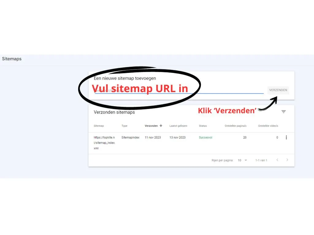google-search-console-sitemap-toevoegen