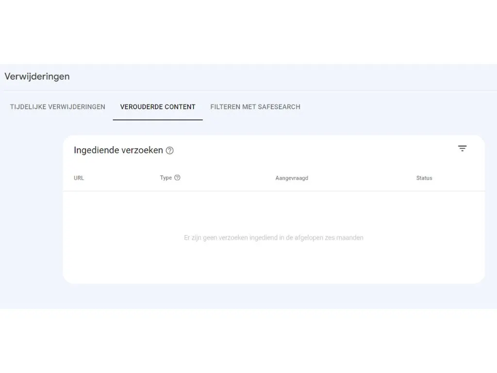 google-search-console-verwijdering-url-cachegeheugen-wissen