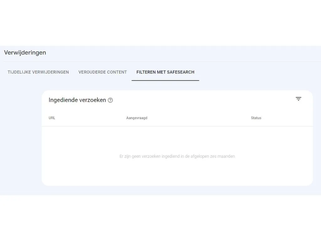 google-search-console-verwijdering-volwassen-content