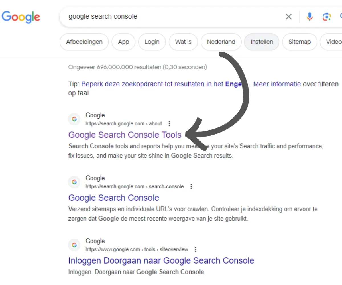 zoeken-google-search-console