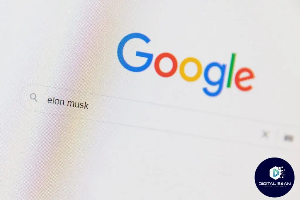 google search met zoekwoord elon musk in zoekbalk