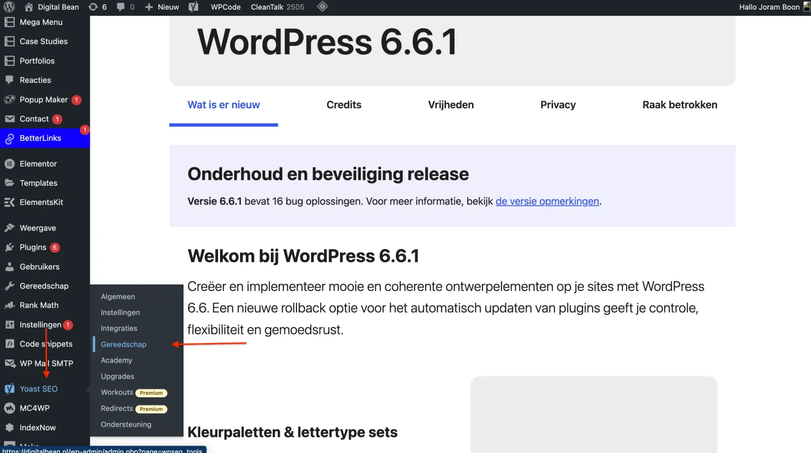 navigeren-yoast-seo-tools
